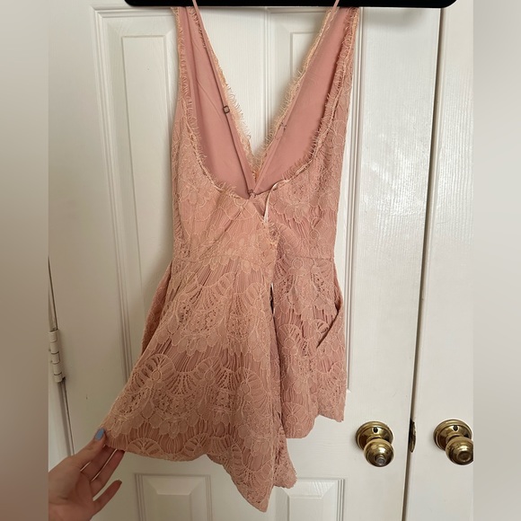 Revolve Style Stalker Lace Romper - Picture 3 of 6